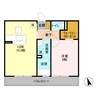 アリオコート 1LDKの間取り