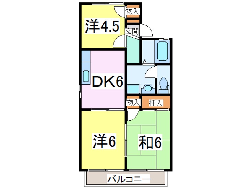 間取図 プレミールハイツ五番館