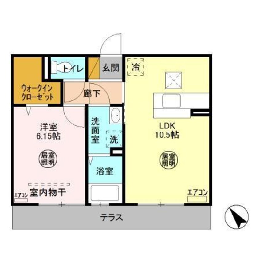 間取図 メゾンたいち