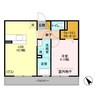 メゾンたいち 1LDKの間取り