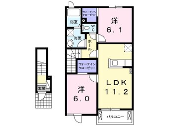 間取図 プランドールＡ