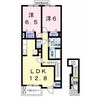 フォレ羽鳥野Ⅱ 2LDKの間取り