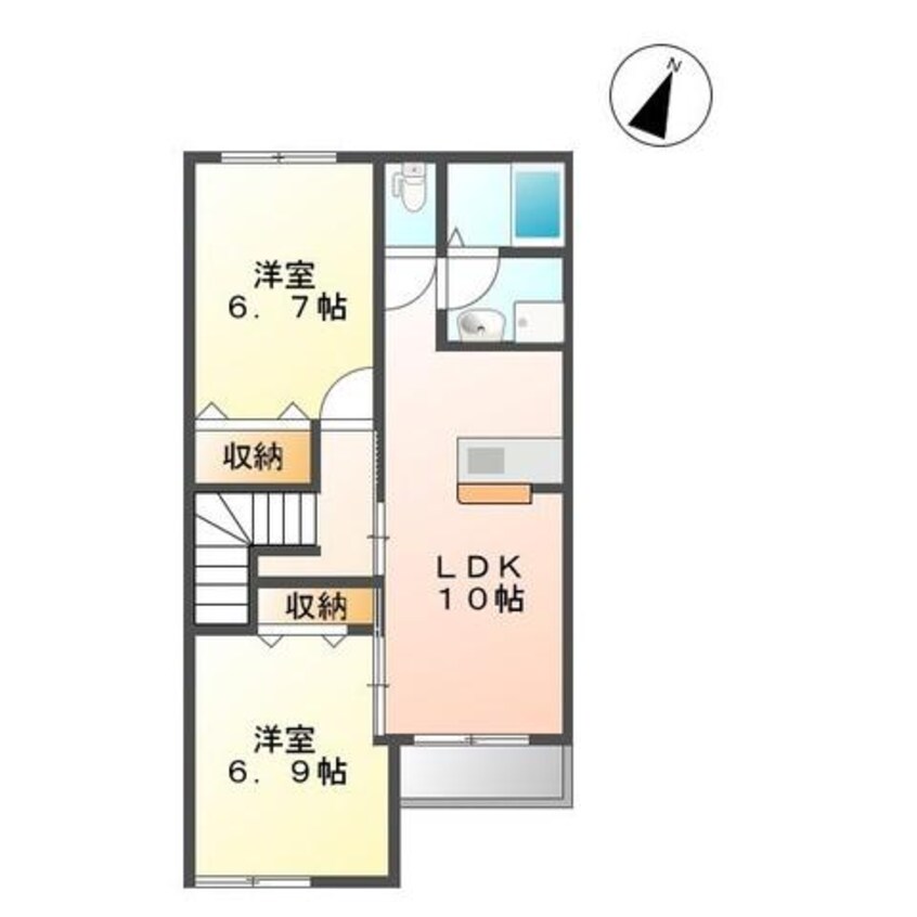 間取図 プラージュ