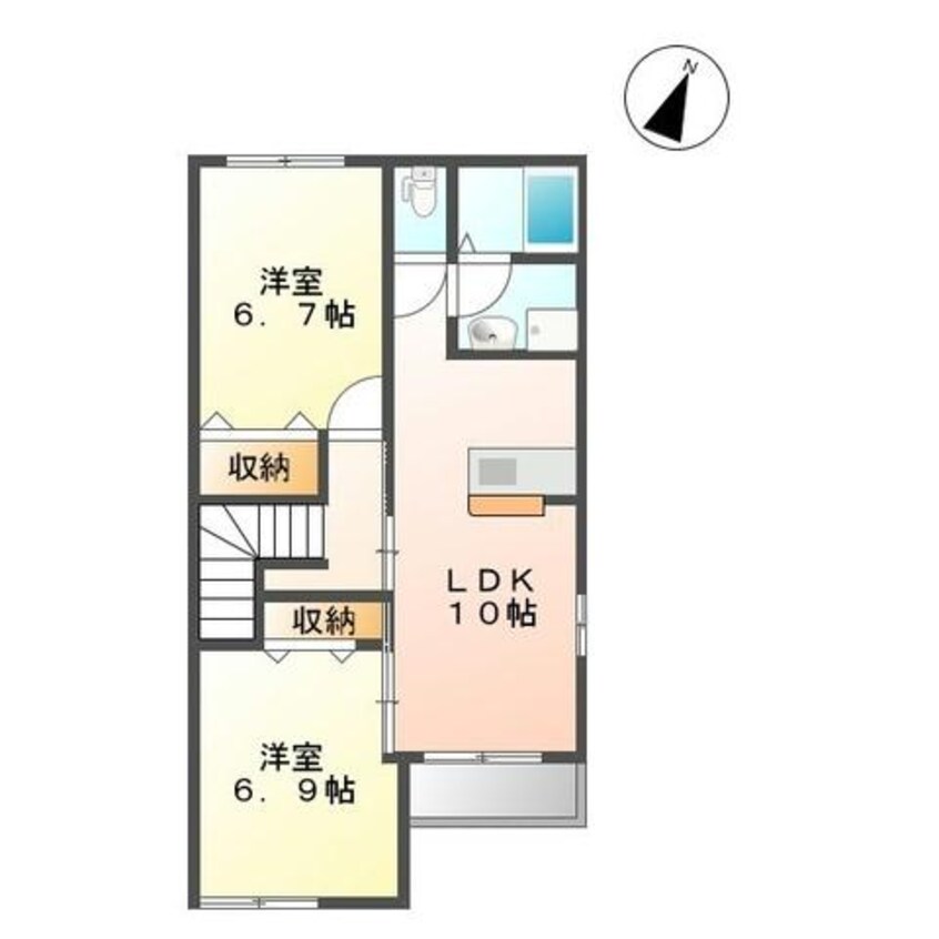 間取図 プラージュ