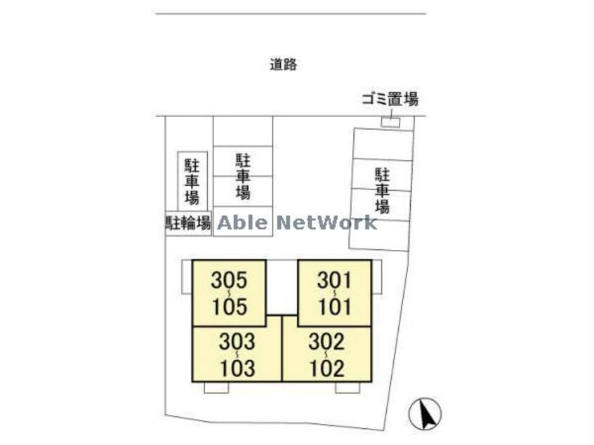 平面図 メゾンたくみ