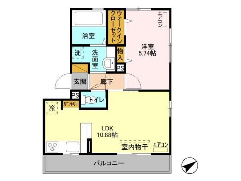 間取図 グランツシャルロッテ