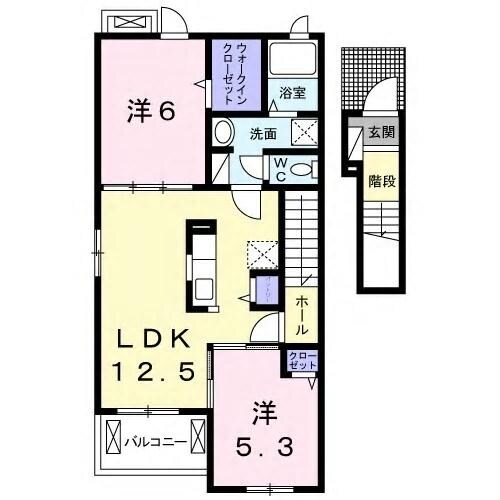 間取り図 グランツTA・TU・MI　Ⅲ