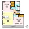 ガーネットヴィラ 2LDKの間取り