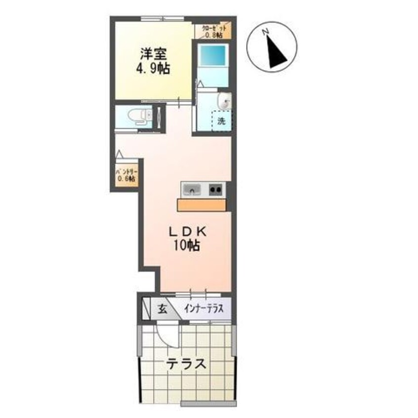 間取図 ユニヴァリィパレス