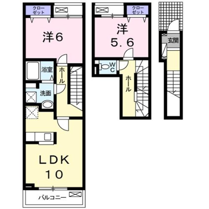 間取図 パレスジェリカⅢＢ
