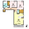 パストラルコートＤ　 2LDKの間取り