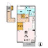 ドリーム下湯江B 1Rの間取り