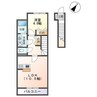 エタンセル 1LDKの間取り