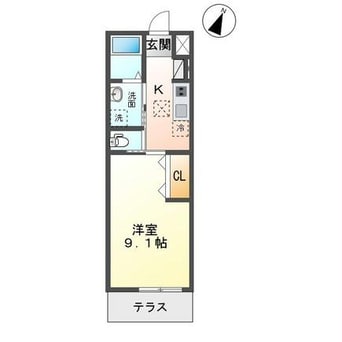 間取図 アヴァンティ袖ヶ浦