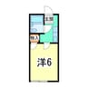 ハイツまるも 1Kの間取り