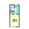 ハイツまるも 1Kの間取り