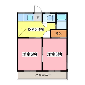 間取図 さくらパレス