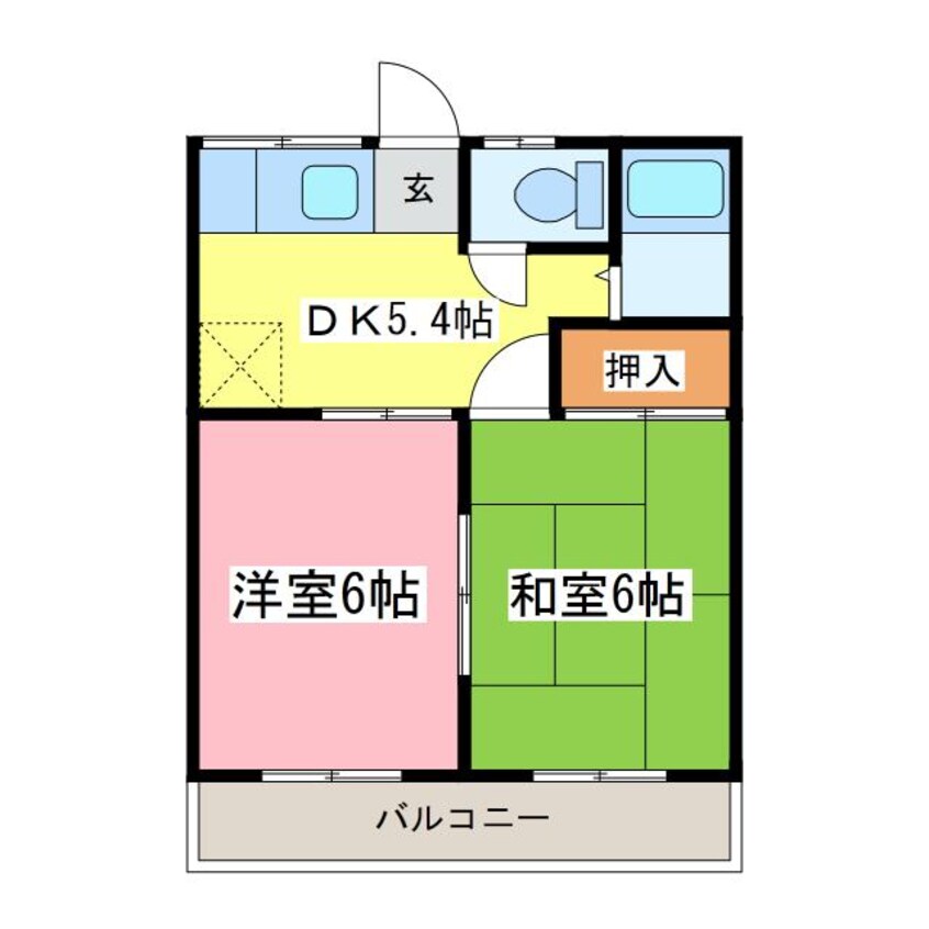 間取図 さくらパレス