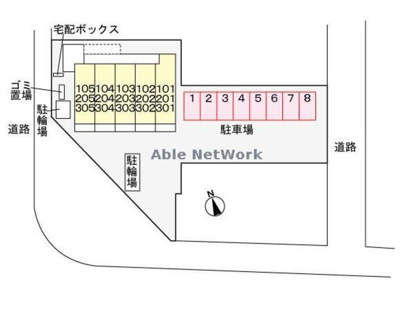 平面図 メゾンドール君津