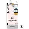 リバティヒルズ３７３ 1Rの間取り