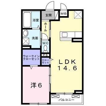 間取図 ジュネス（蔵波台）