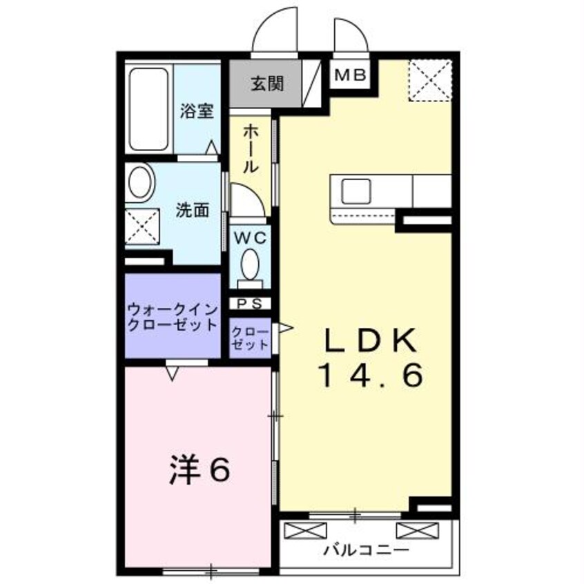 間取図 ジュネス（蔵波台）