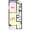 ジュネス（蔵波台） 1LDKの間取り