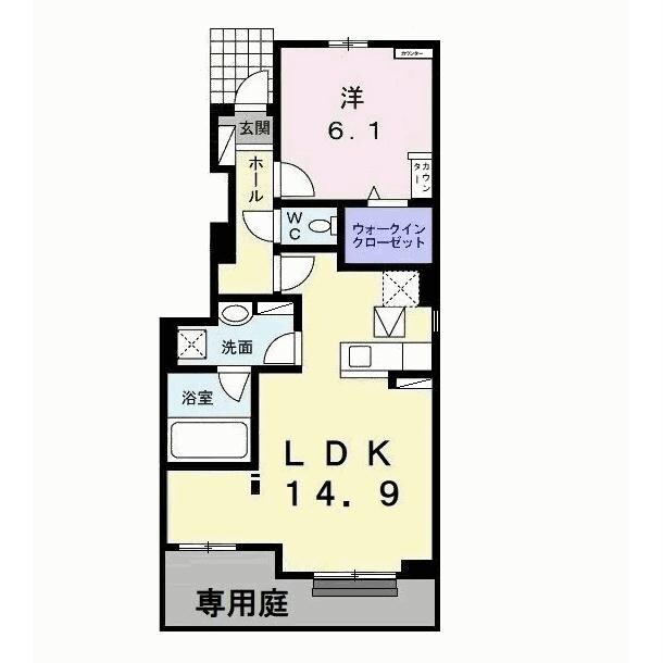 間取り図 エスポワールほたる野Ⅱ