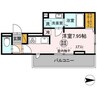 アセットさち 1Rの間取り
