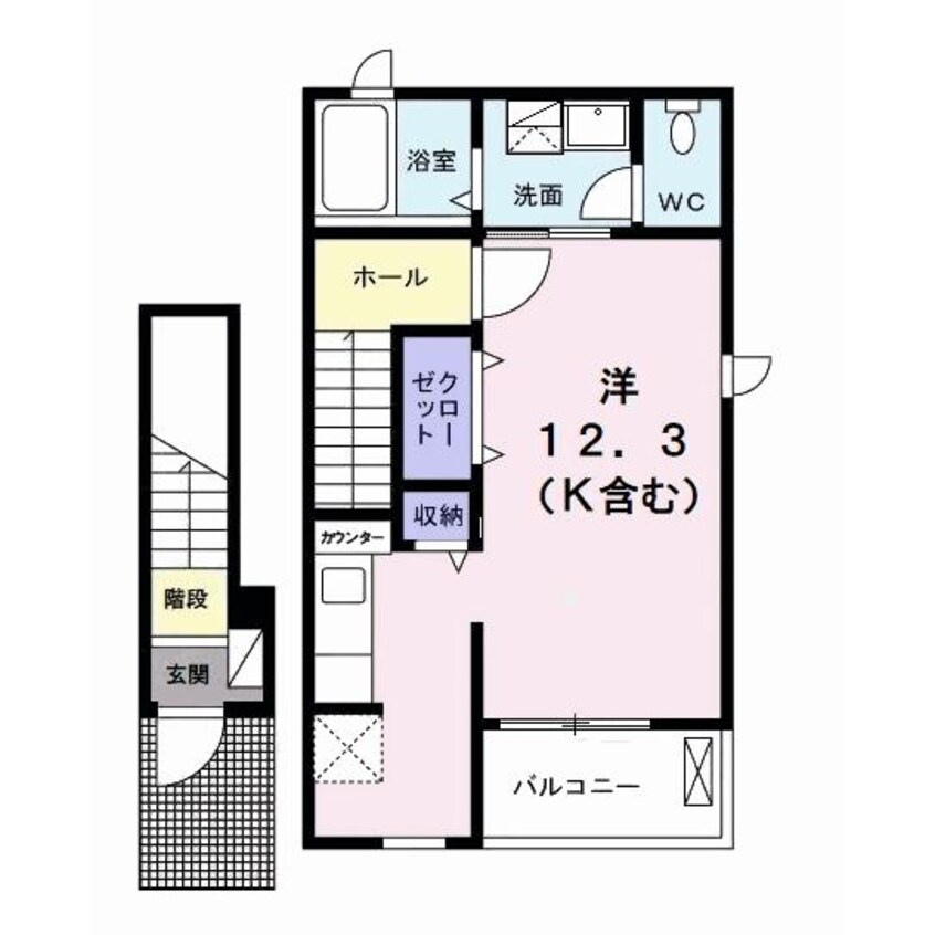 間取図 HIKARISUⅢ　ヒカリス　スリー