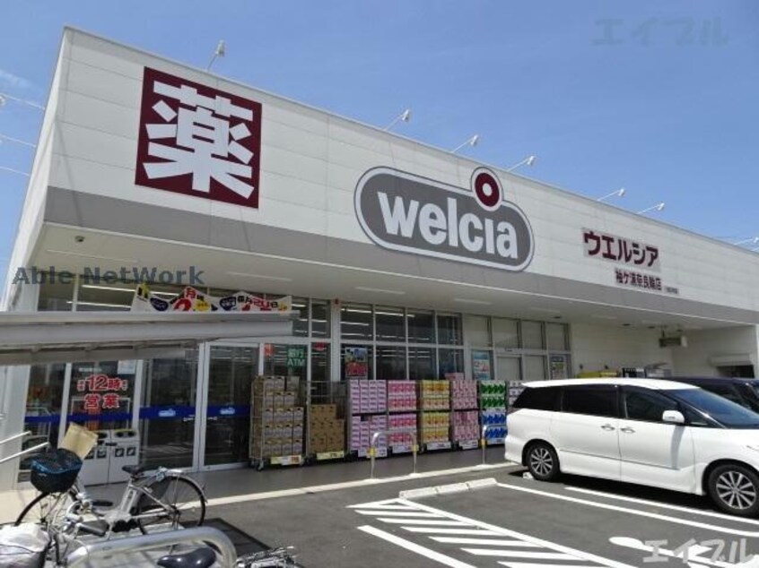 ウエルシア袖ケ浦奈良輪店(ドラッグストア)まで750m HIKARISUⅢ　ヒカリス　スリー