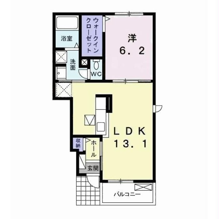 間取図 グランルポントロワ