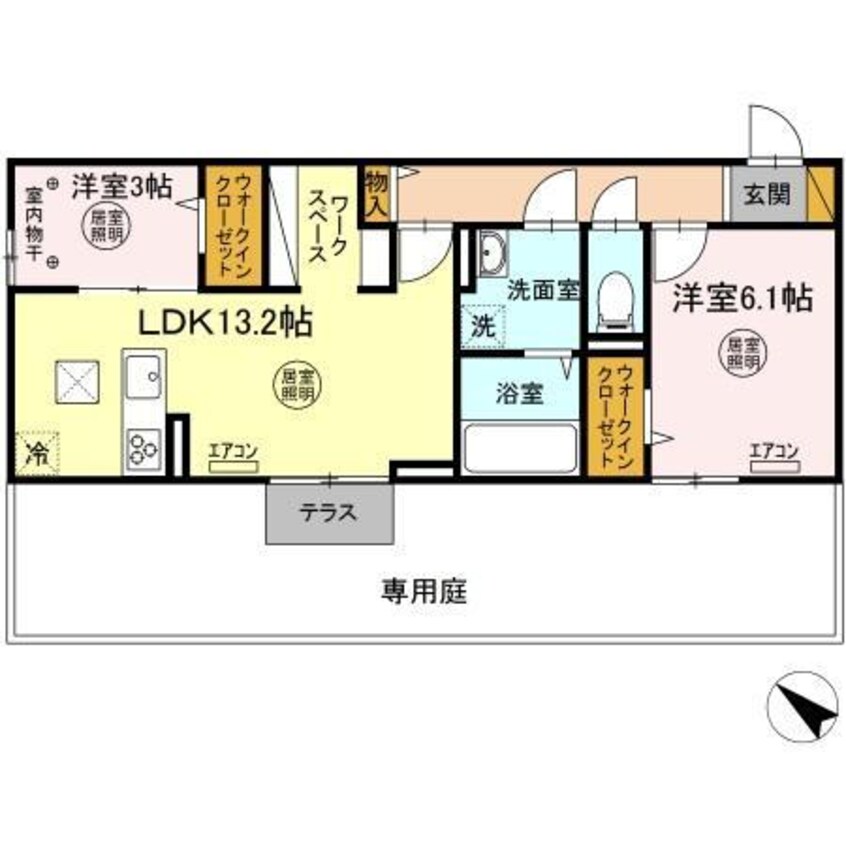 間取図 リゾナーレアクア