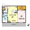 KENTA金田西 1LDKの間取り