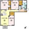 KENTA金田西 3LDKの間取り