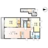 アスピレール 2LDKの間取り