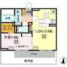 フィオーレ北子安 1LDKの間取り