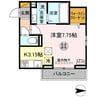 RISE（ライズ） 1Kの間取り