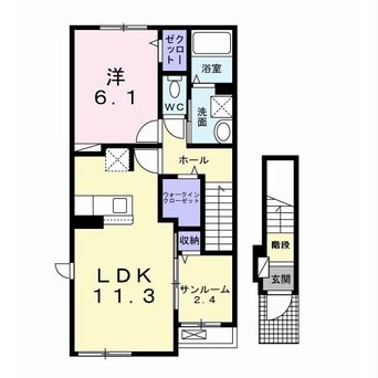 間取図 イーストサイド８７