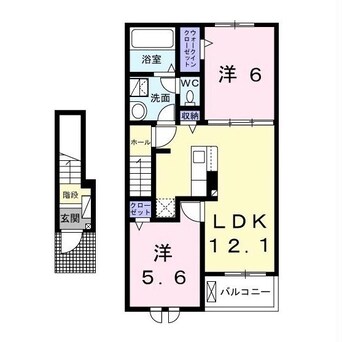 間取図 タートルヒルズ6th