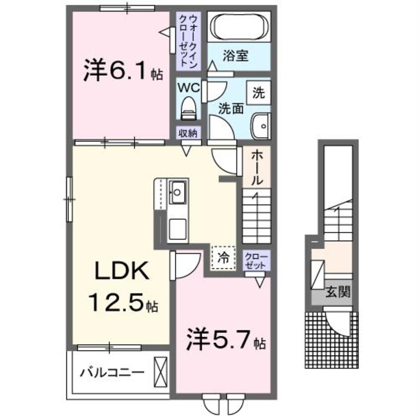 間取図 ヒカルサ富津Ⅰ