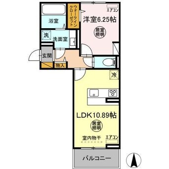 間取図 ラヴィクレエ袖ヶ浦Ⅱ