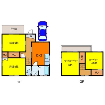 間取図 マチカド清見台東