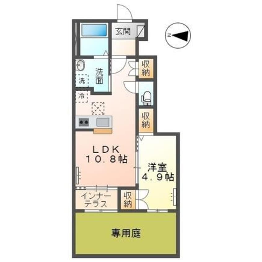 間取図 ロートスブルーメ
