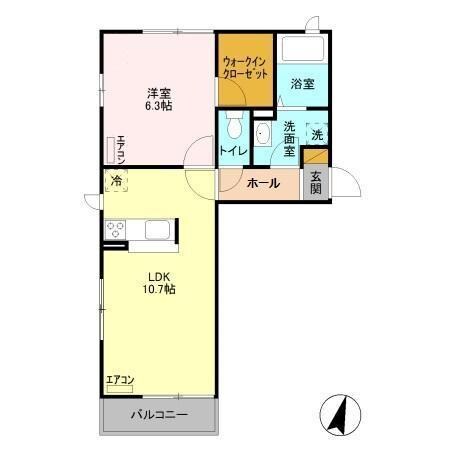 間取り図 レナフォートA(木更津市)