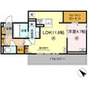 ホープドリームハウス 1LDKの間取り