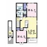 エクセレントアークⅡ 2LDKの間取り