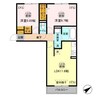 アルカディア 2LDKの間取り