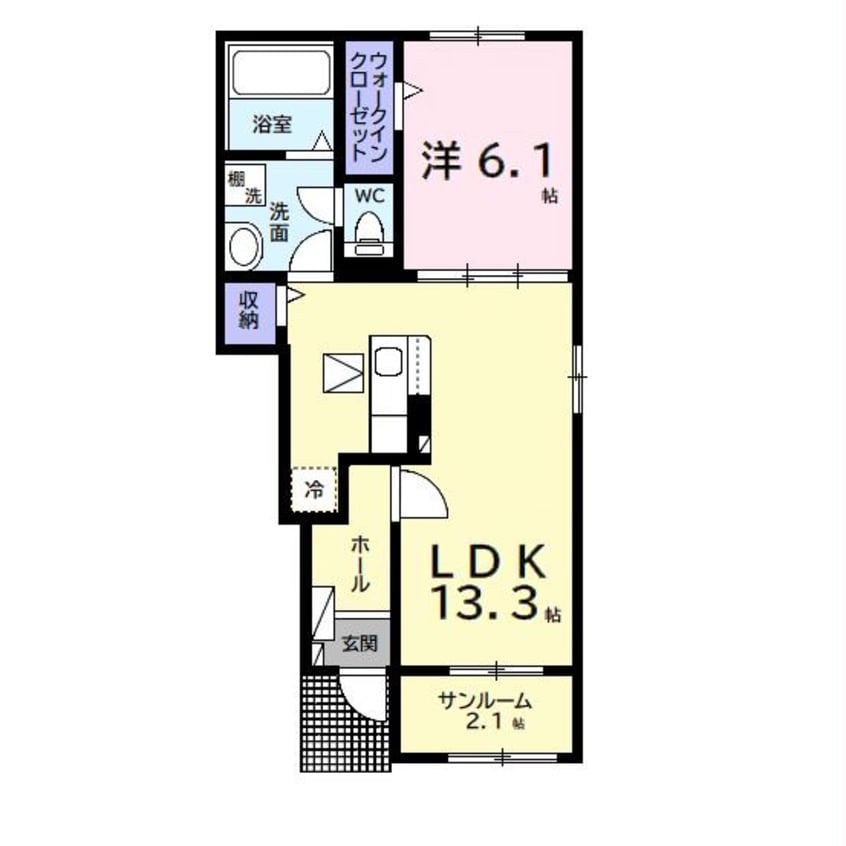 間取図 アクアヴィラA