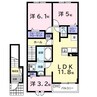 アクアヴィラB 3LDKの間取り
